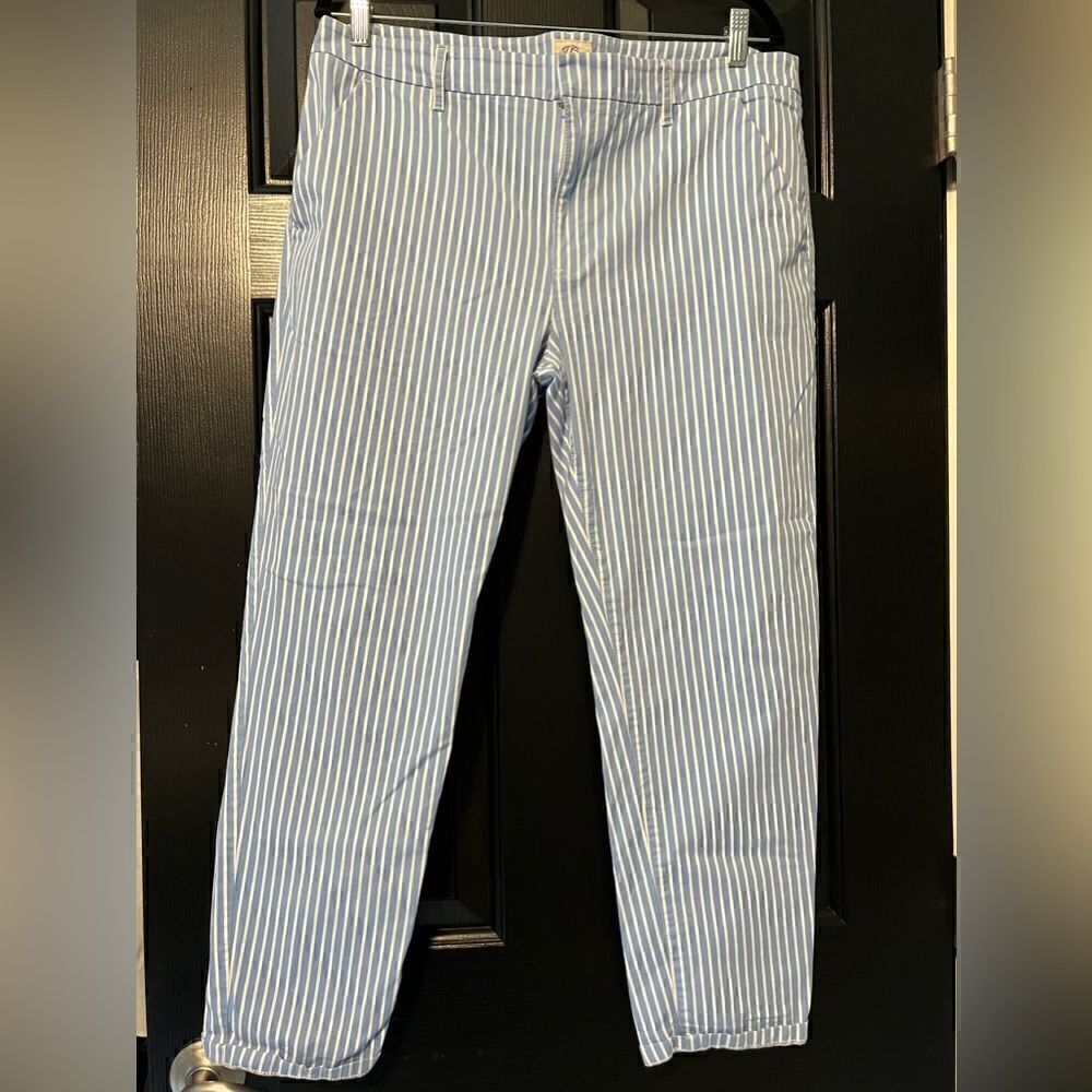 Blue Pinstripe Chino 